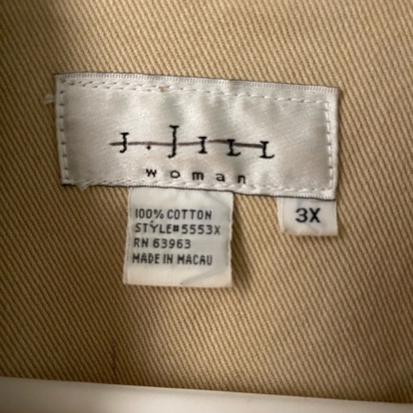 J Jill Pea 2-pocket Coat/Blazer Size 3XL - Picture 4 of 5